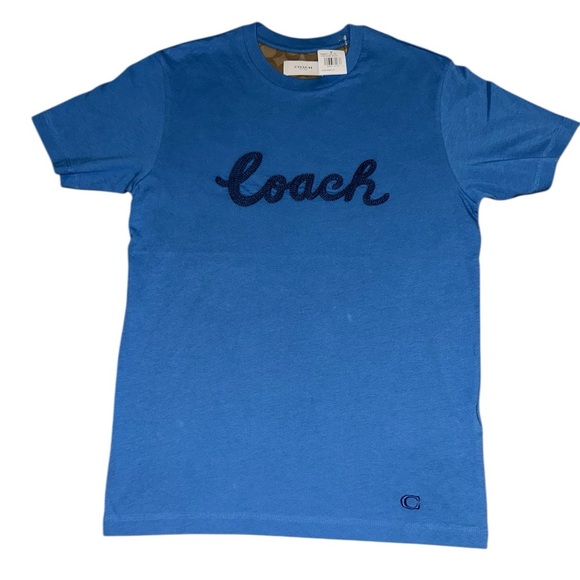 Coach Blue T-Shirt - Picture 1 of 6